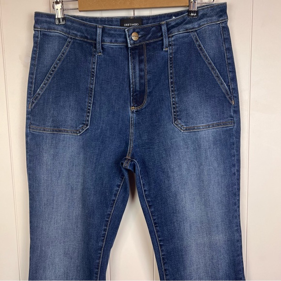 Driftwood Farrah Flare Jeans Dark Wash 31 X 32 Retro 70's Hippie Boho Denim - Picture 3 of 10